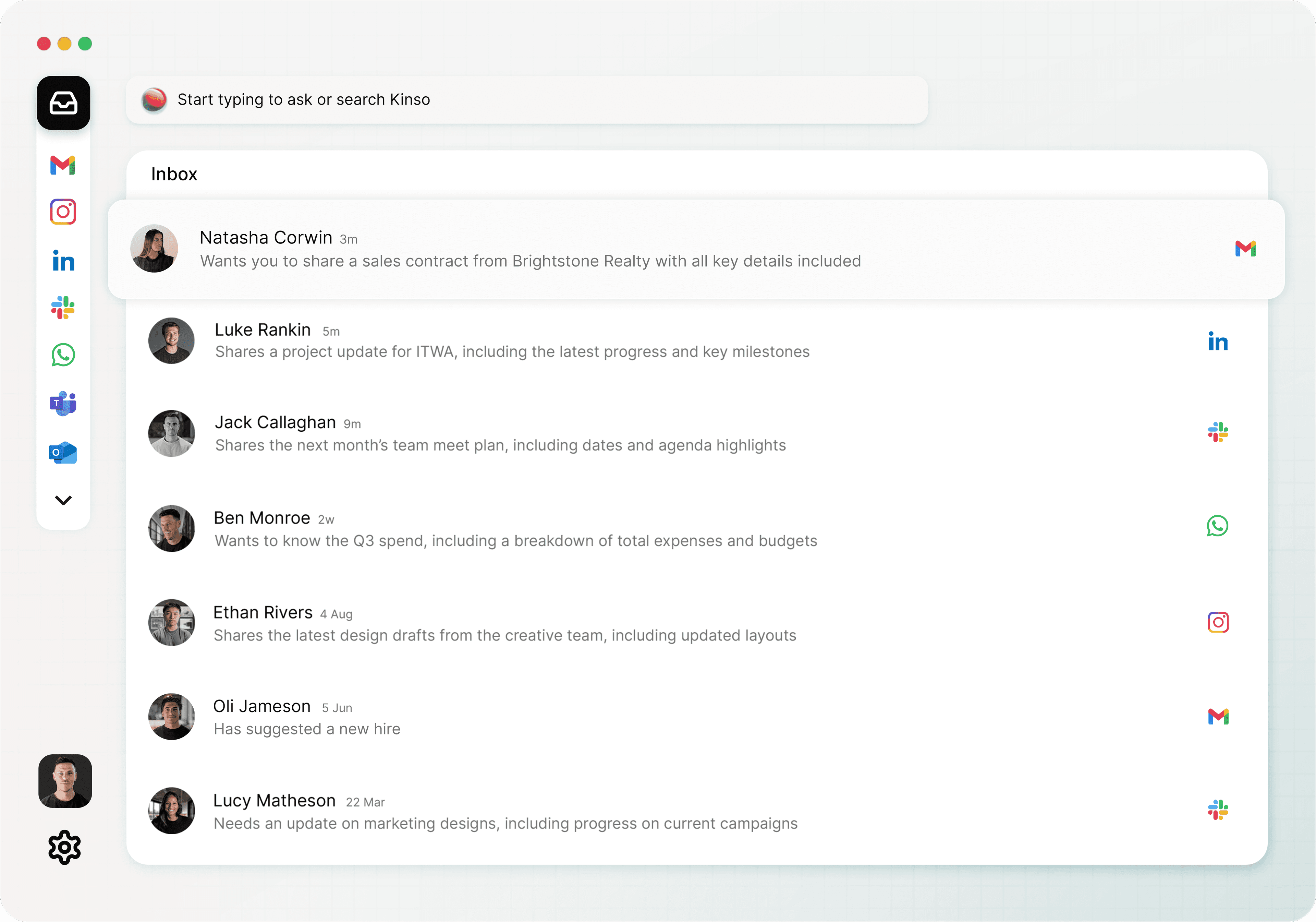 Auto-drafted replies preview